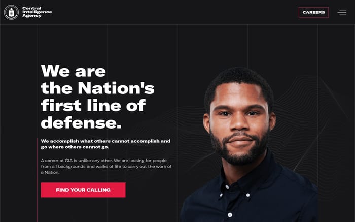 Central Intelligence Agency - CIA website preview