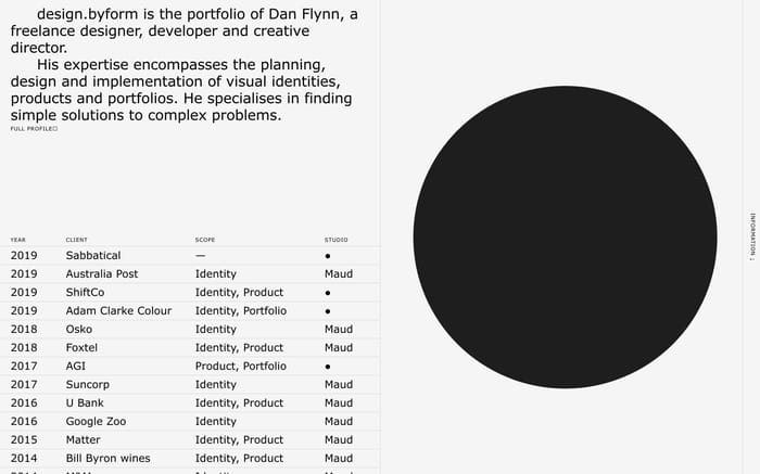 design.byForm website preview