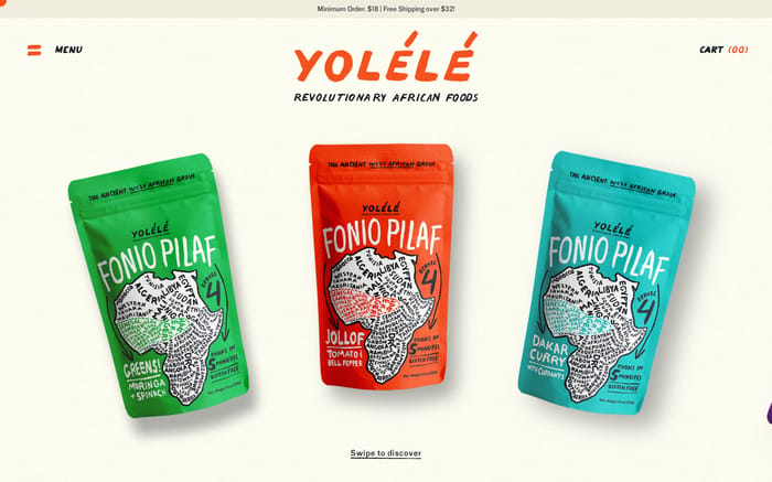 Yolélé website preview