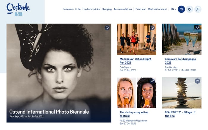 Visit Ostend website preview