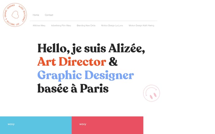 Alizée Boutonnet website preview