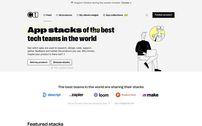Companies.tools website preview