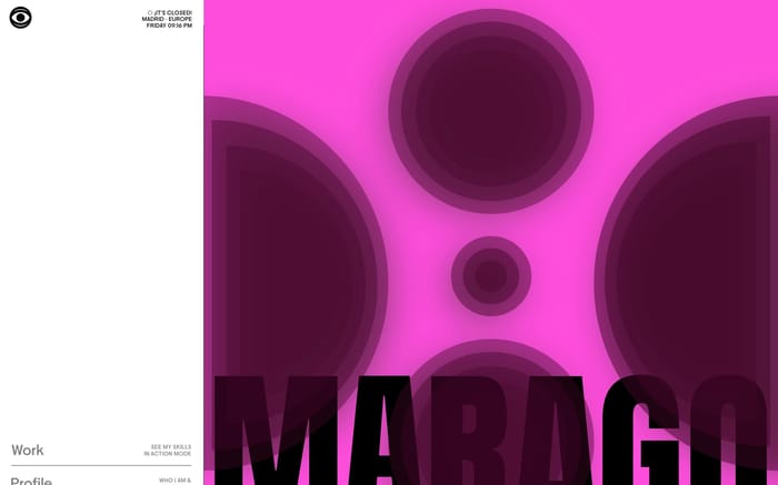 Maria Marago website preview