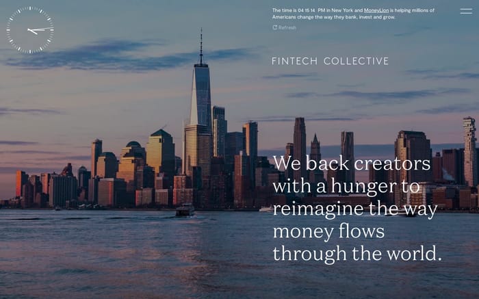 FinTech Collective website preview