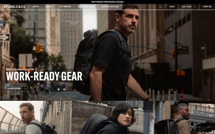 Stubble and Co website preview