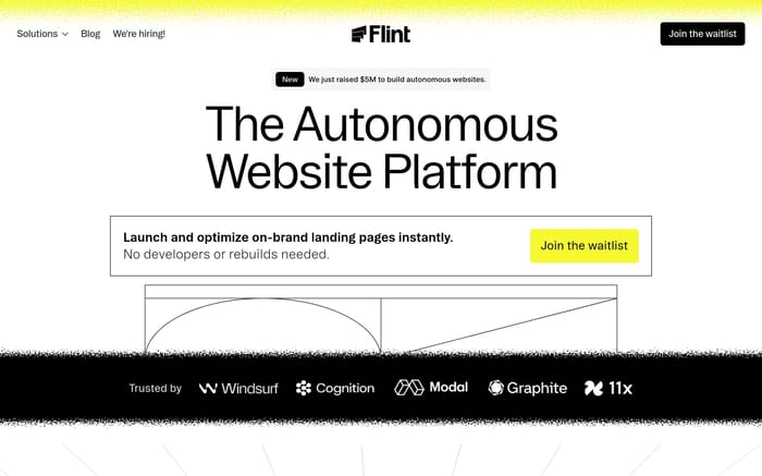 Flint website preview