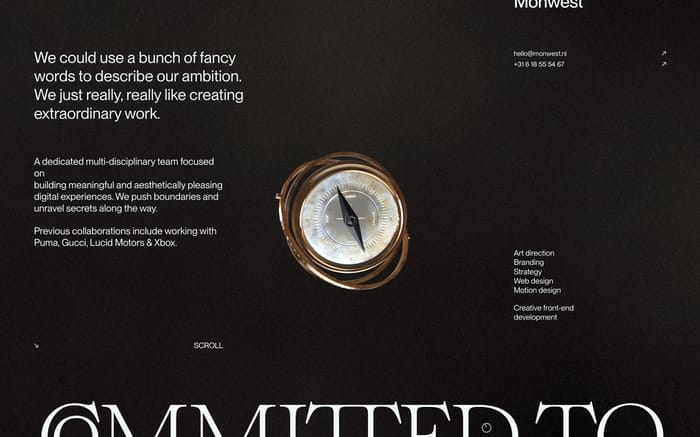 Monwest website preview