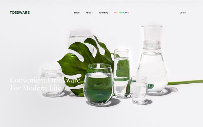 Tossware website preview