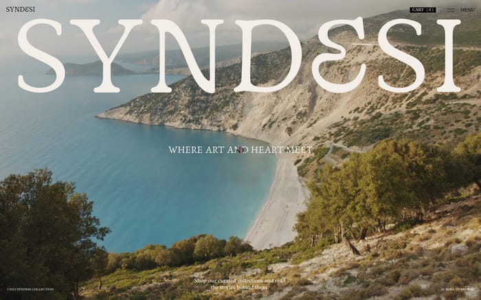 Syndesi Collection website preview