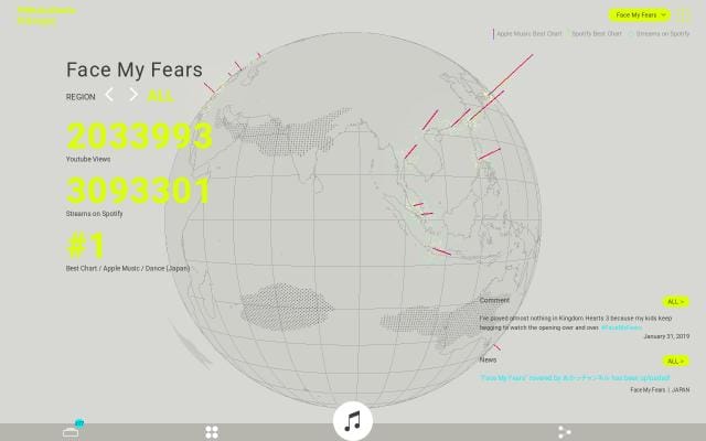 Utadahikaru website preview