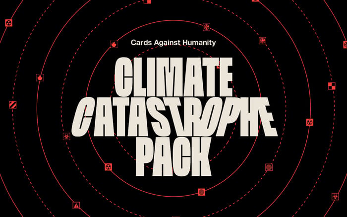 Cards Against Humanity: Climate Catastrophe Pack website preview
