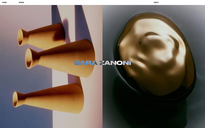 Sara Zanoni website preview