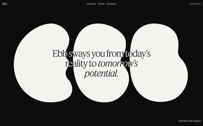 Ebb website preview
