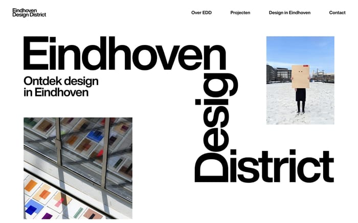Ontdek Eindhoven Design District website preview