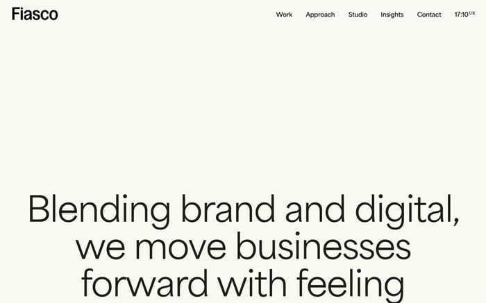 Fiasco website preview