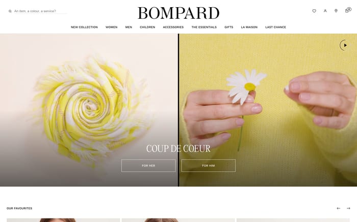 Eric Bompard website preview