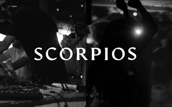 Scorpios website preview