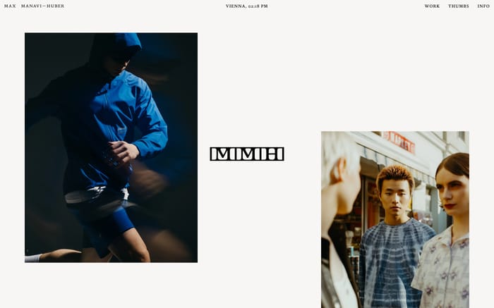Max Manavi-Huber website preview