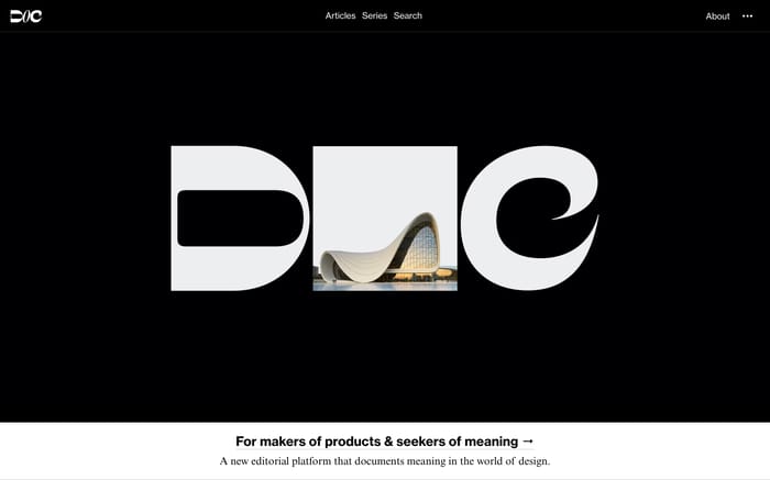 Doc website preview