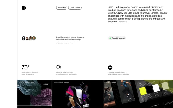 Jin Su Park website preview