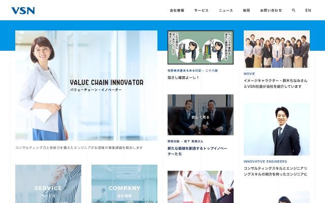 Vsn website preview