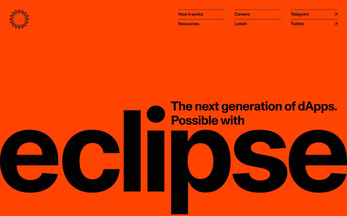 Eclipse website preview