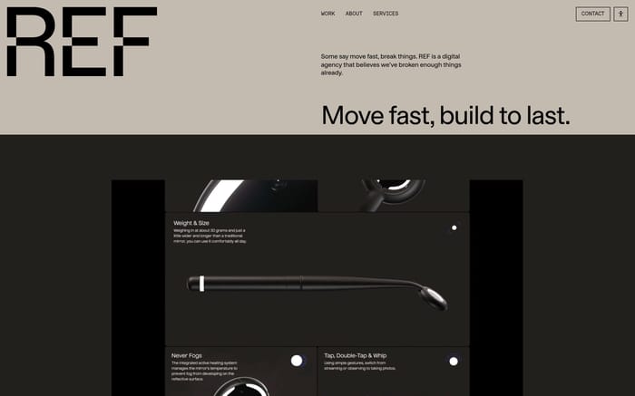 Ref Digital Agency website preview