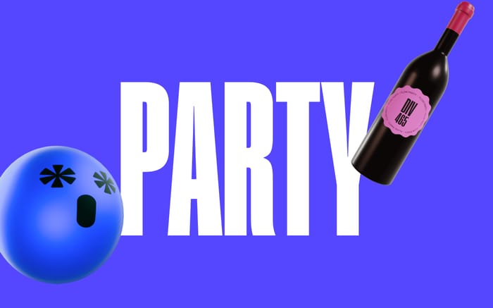 The Flow Party website preview