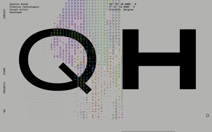 Quentin Hocdé website preview