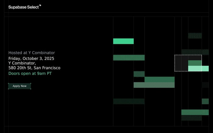 Supabase Select website preview