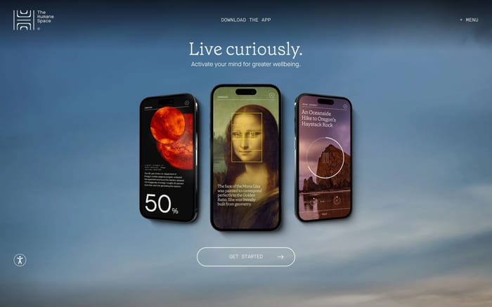 The Humane Space website preview