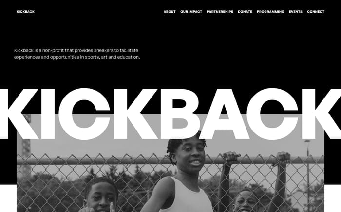 Kickback website preview