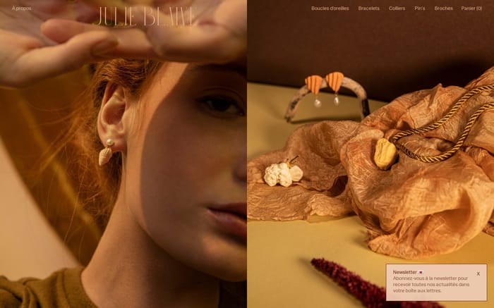 Julie Blaive website preview