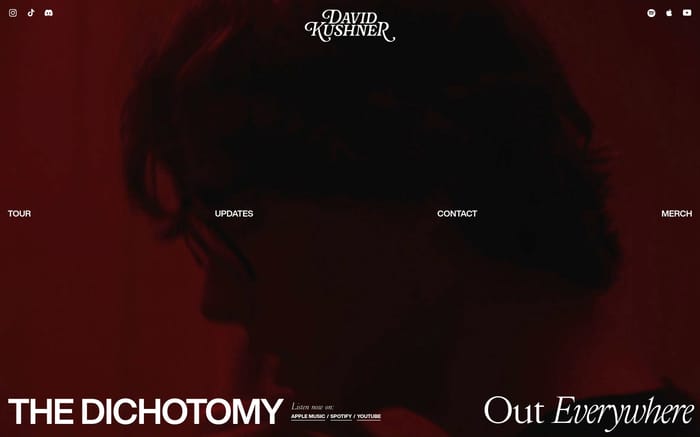 David Kushner website preview