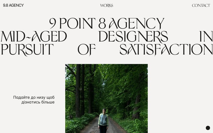 9.8 agency website preview