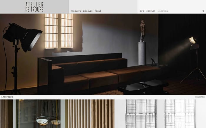 Atelier de Troupe website preview