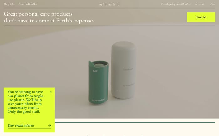 by Humankind website preview