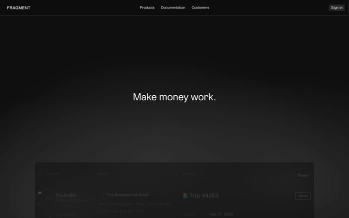 Fragment website preview