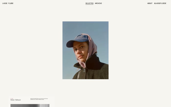 Lasse Fløde website preview