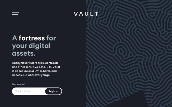 Vault website preview