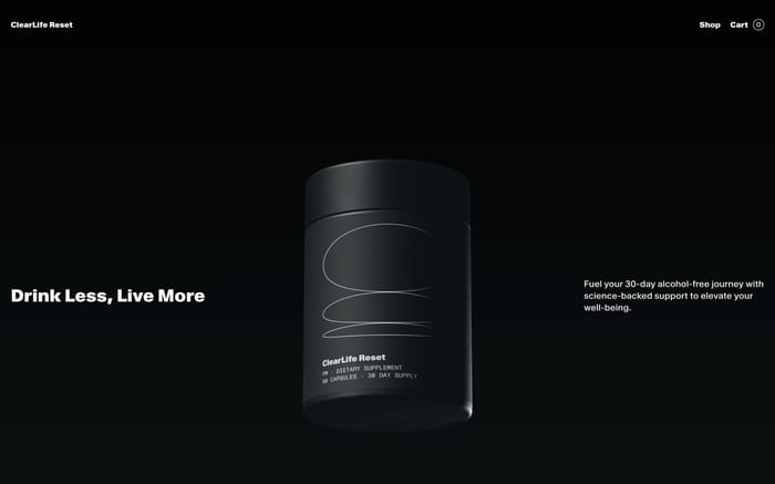 Clearlife Reset website preview