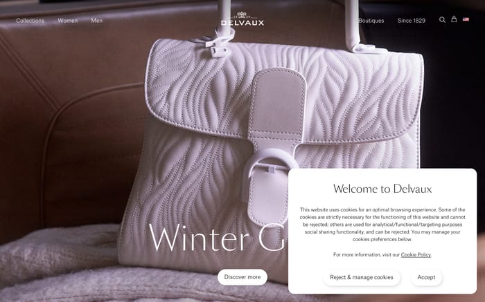 Delvaux website preview
