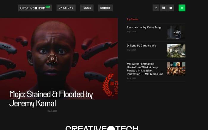 Creative Tech website preview