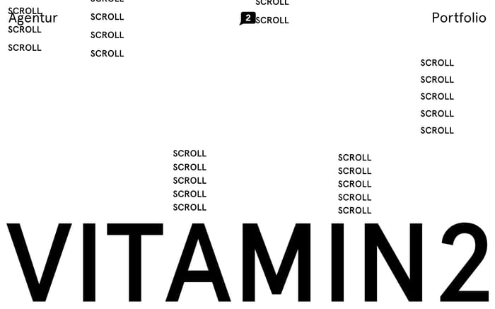 Vitamin 2 website preview