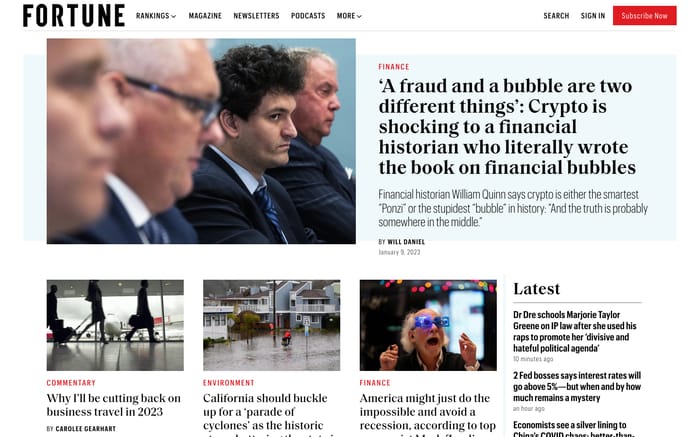 Fortune website preview