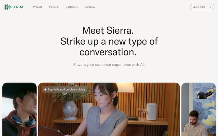 Sierra website preview
