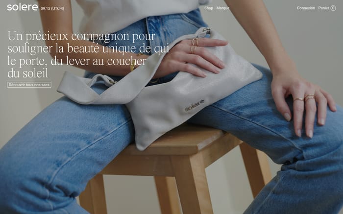 Solere website preview