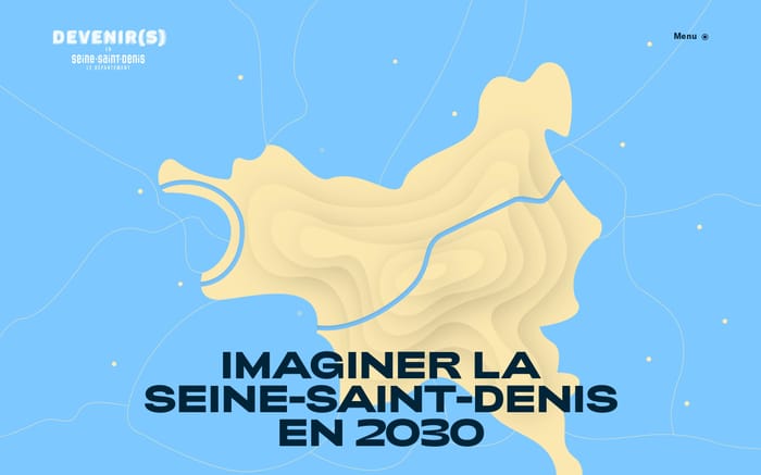 Imaginer la Seine-Saint-Denis en 2030 - Devenir(s) website preview
