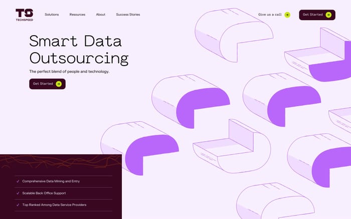 TechSpeed website preview
