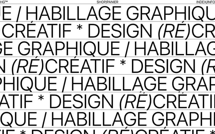 Habillage Graphique website preview